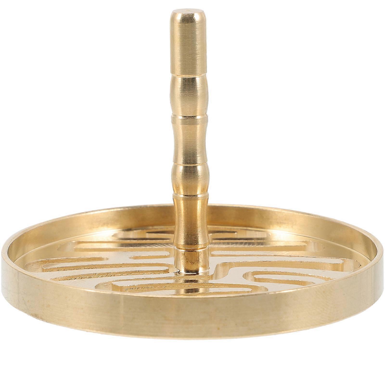 Golden Incense Press Mold for DIY Incense Making 2Pcs Brass Tool