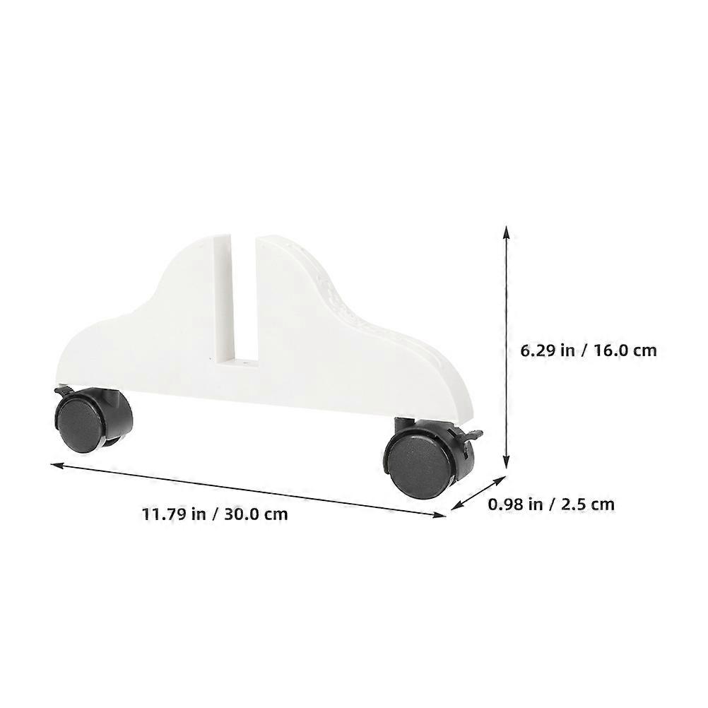 Home Room Divider Base Stand for Partition Support with Wheels 2Pcs