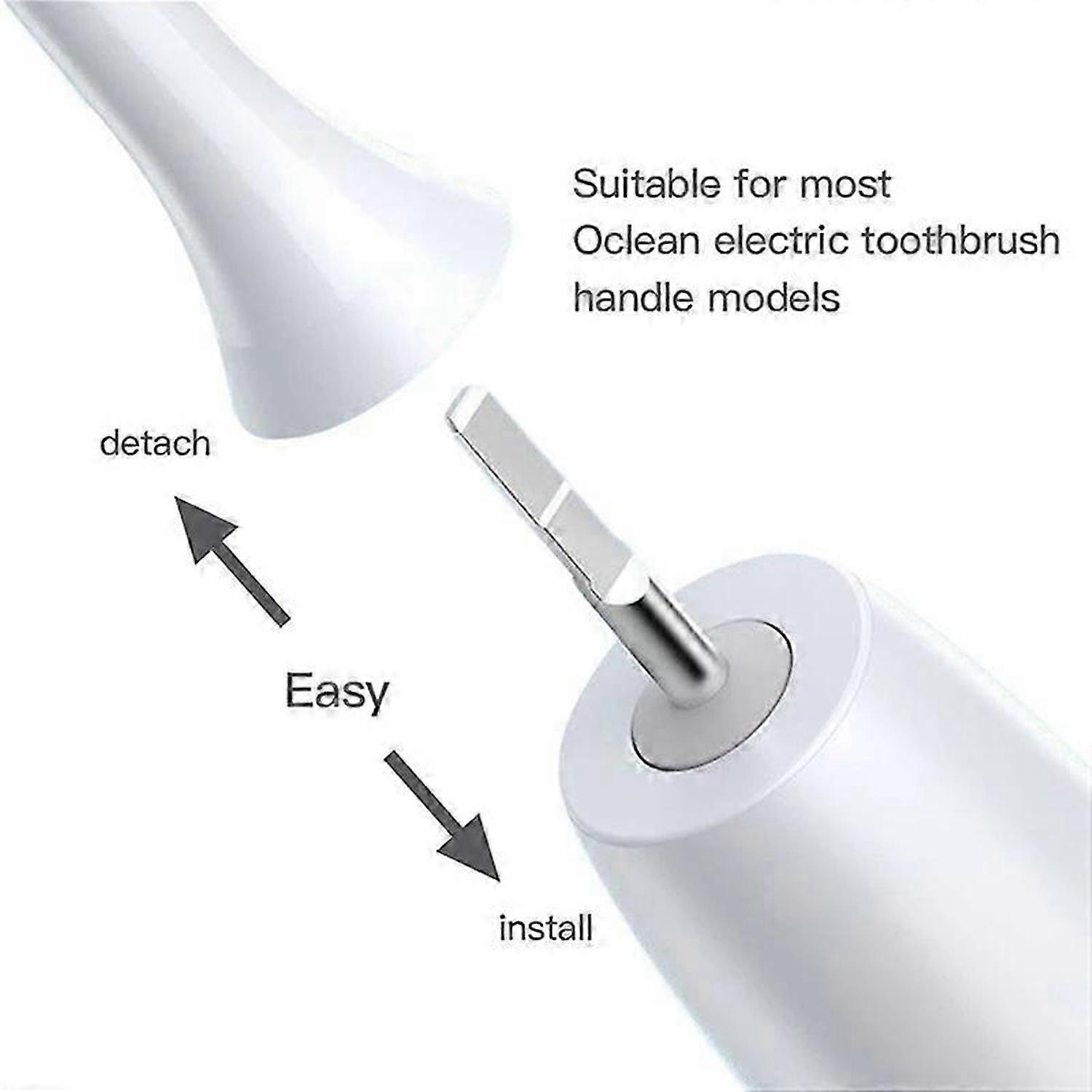 10PCS Replacement Brush Heads for Oclean Electric Toothbrush, A