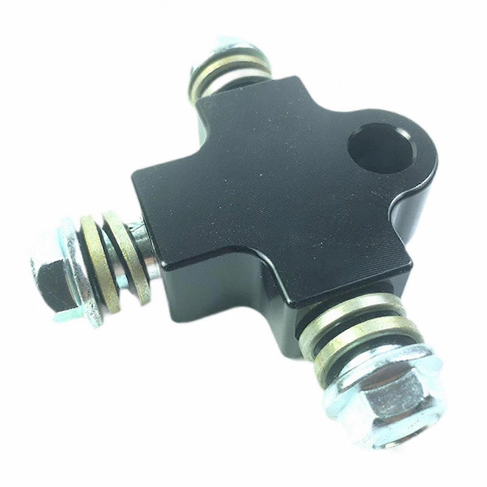 Three-Way Brake Hose Connector Adapter for Front Double Disc Conversion Kit