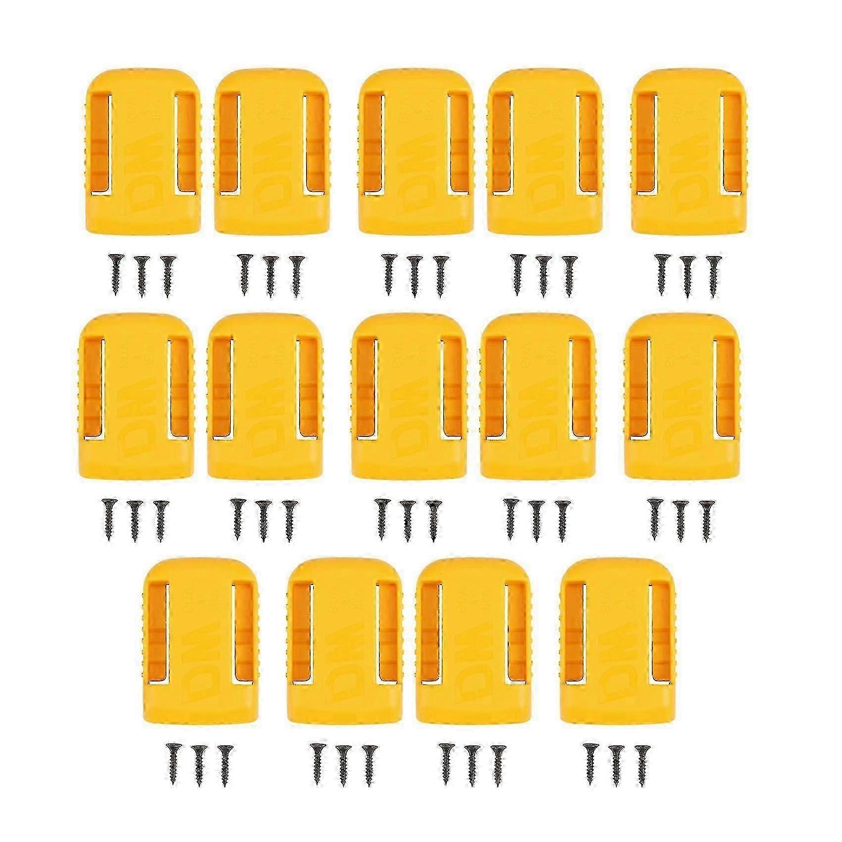 14pcs Battery Holders Compatible Dewalt 20v Mount Dock Fit Compatible 20v 60v