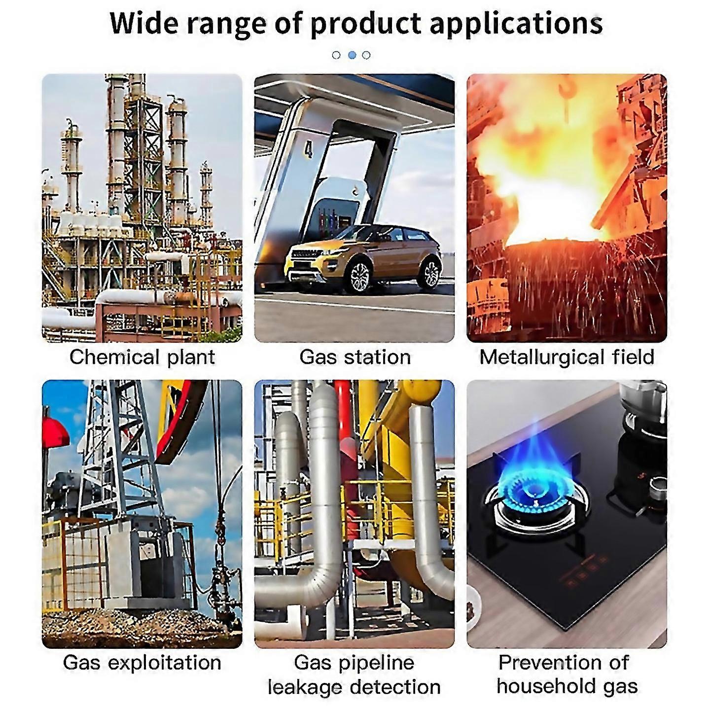 For Gas Leak Detector Portable Natural Gas Detector Alarm Soundc