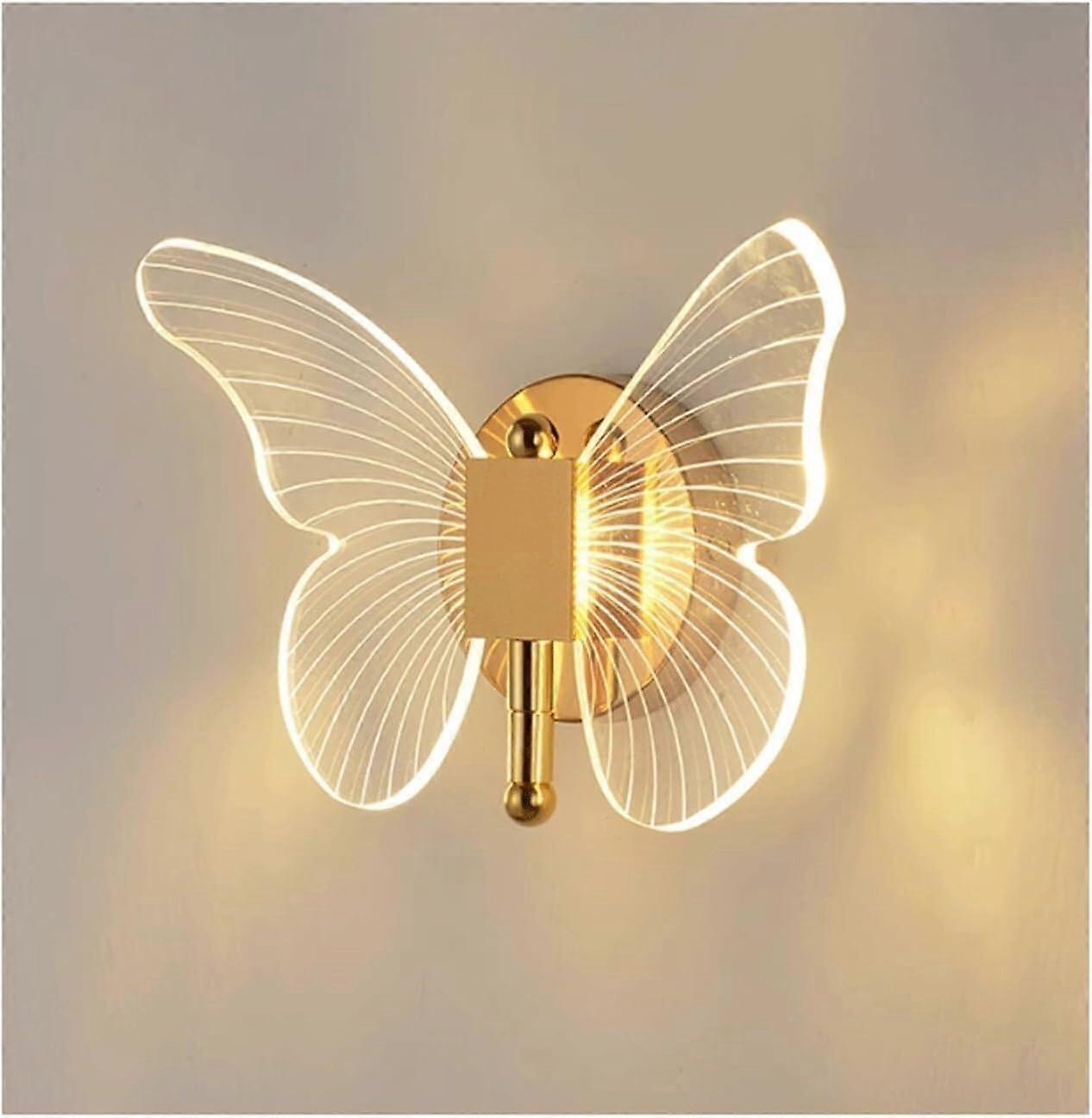 Dimmable Picture Light Creative Butterfly Shape, Wall Sconce LED, Nordic Luxury WallMounted Ceiling Lamp