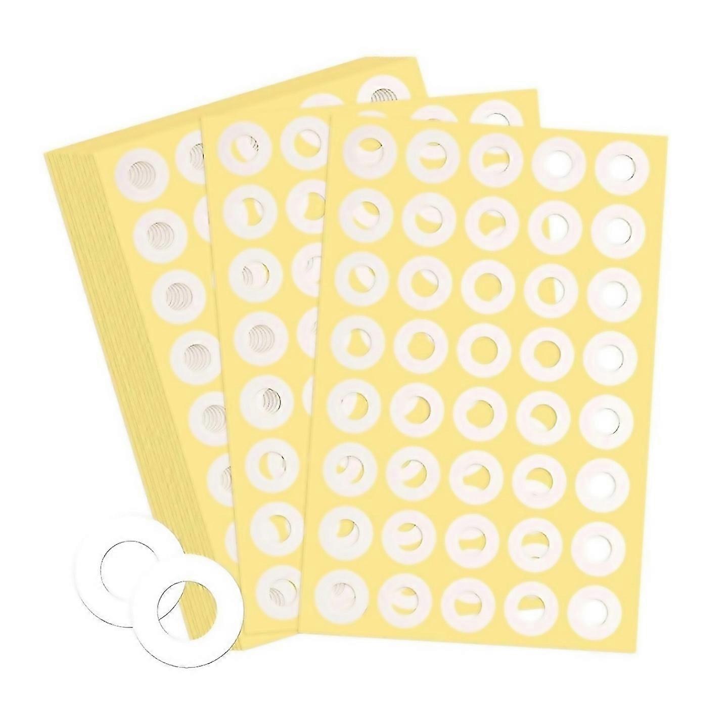 For 4000pcs Hole Punch Reinforcement Stickers Selfadhesive White