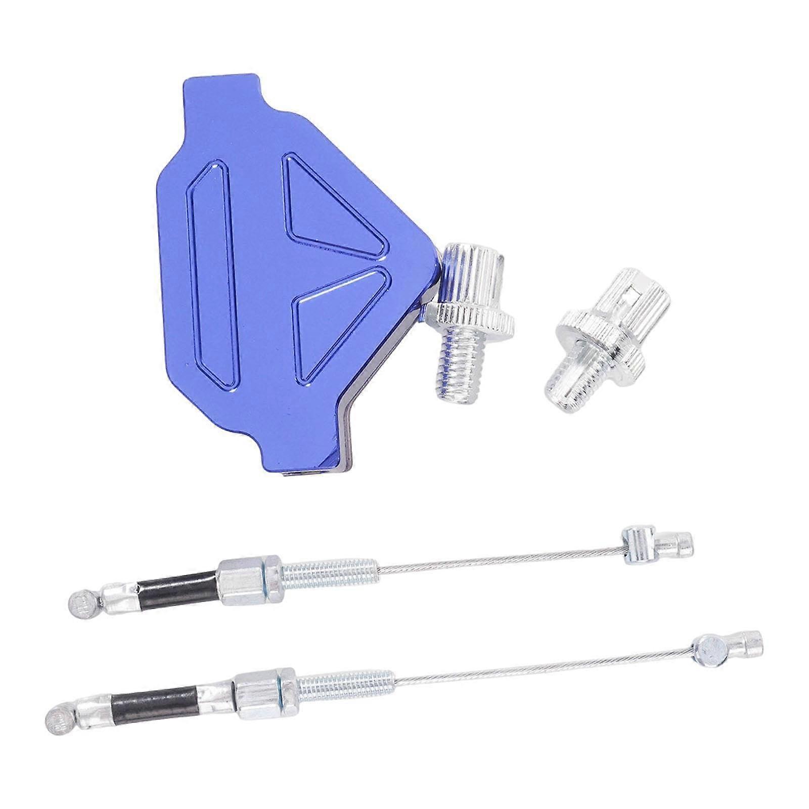 Motorcycle Clutch Lever Components for Easy Assembly, Blue, Compatible with Most Models, Durable Aluminum Material