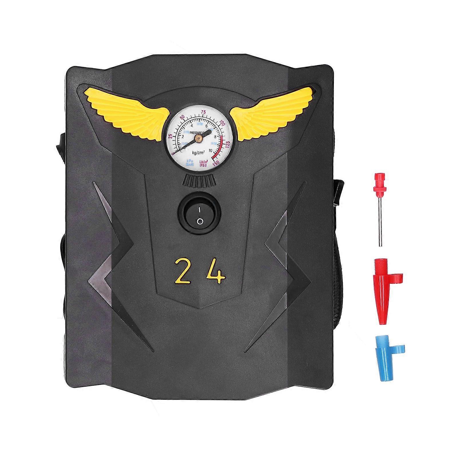 12V 120W Car Air Pump Mini Portable Electric Digital Tire Inflation Compressor for Bicycle