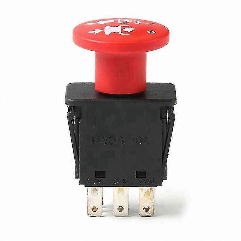 Push Button PTO Switch for Riding Mowers - Compatible with Various Lawn Tractor Models