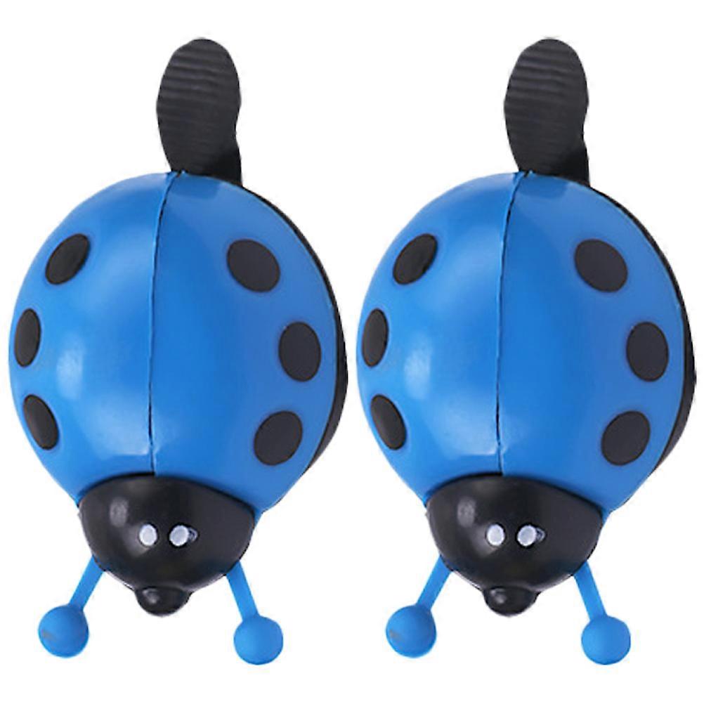 Ladybug Bike Bell Plastic Handlebar Bell for Bicycle Use 10Pcs