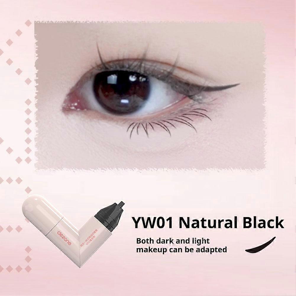 Dual-Ended Eyeliner Stamp Wing Liner Pen for Easy and Precise Makeup Application Quick Drying and Smudge Proof