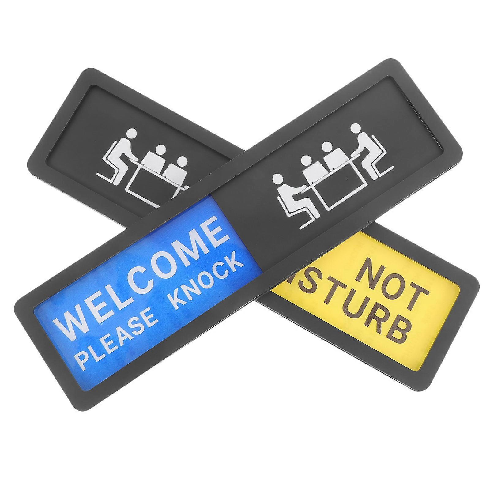 8 Pcs Office Privacy Sign Slider Communication Indicator Featuring Subtle Appearance For Meeting Private Space Universal Design