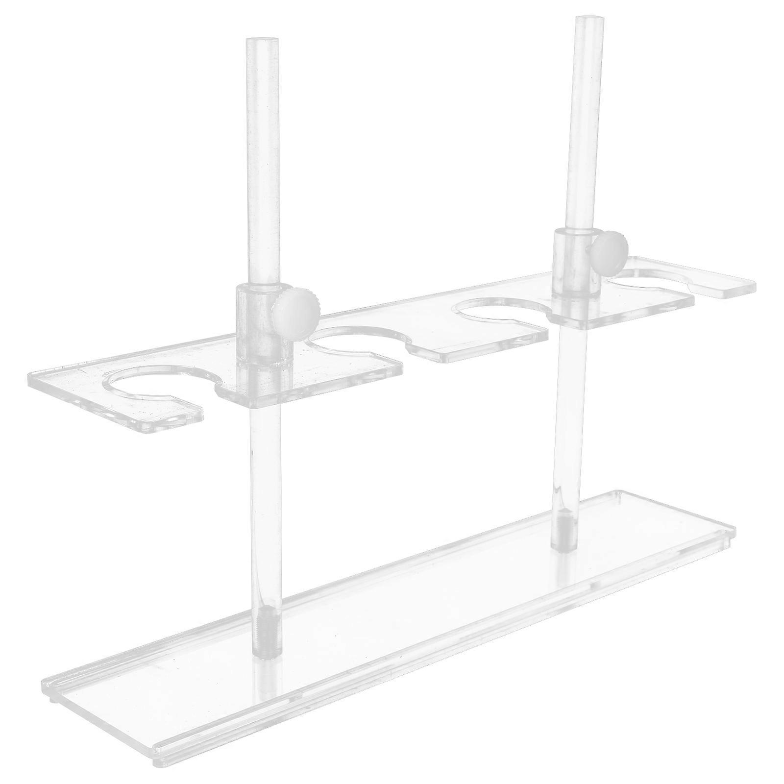 Professional Funnel Stand 1Pack Experimental Tool for Laboratory and Clinic Use Rectangular Durable Material Keeps Lab Clean