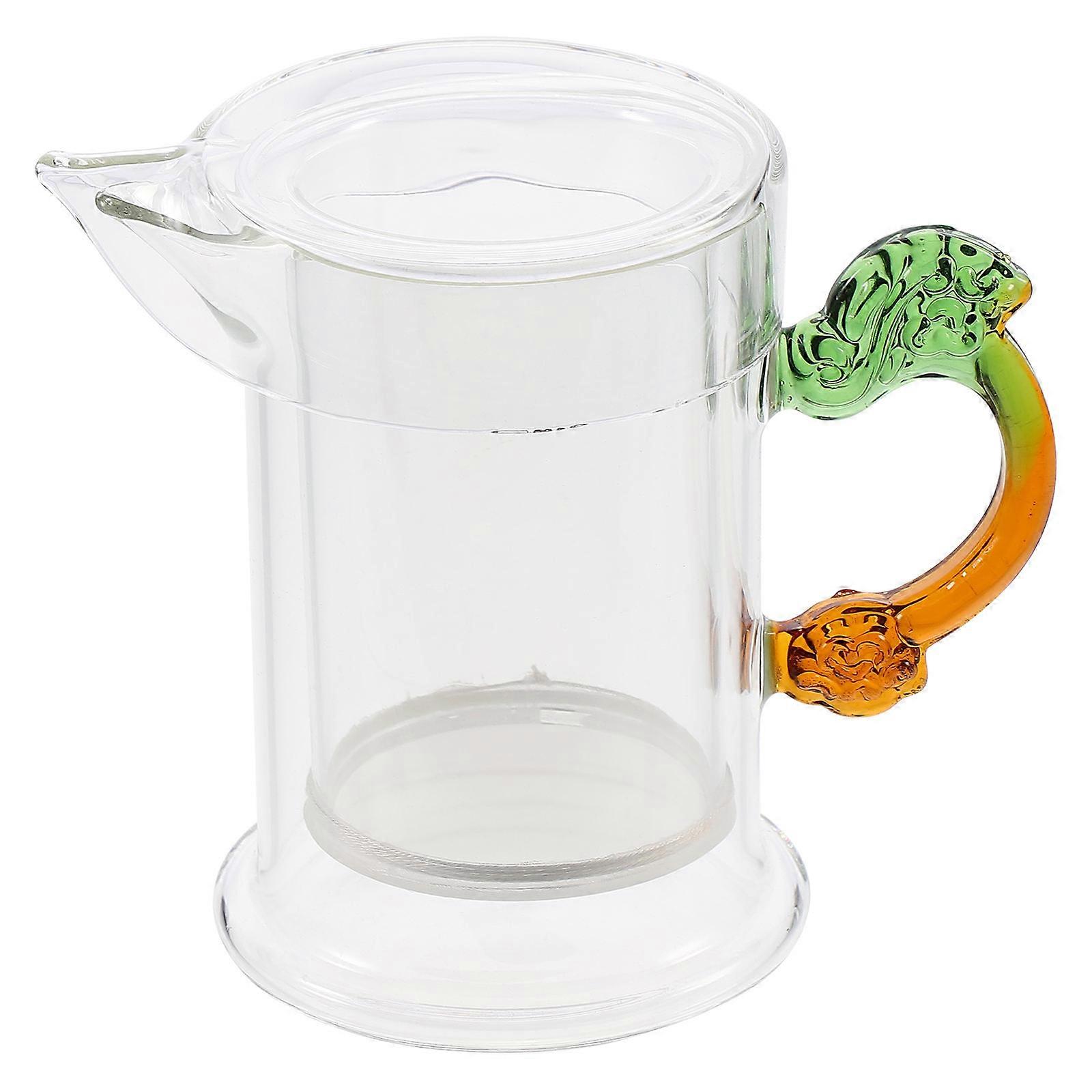 Transparent Teapot for Filtration Tea Maker 4Sets Borosilicate Glass