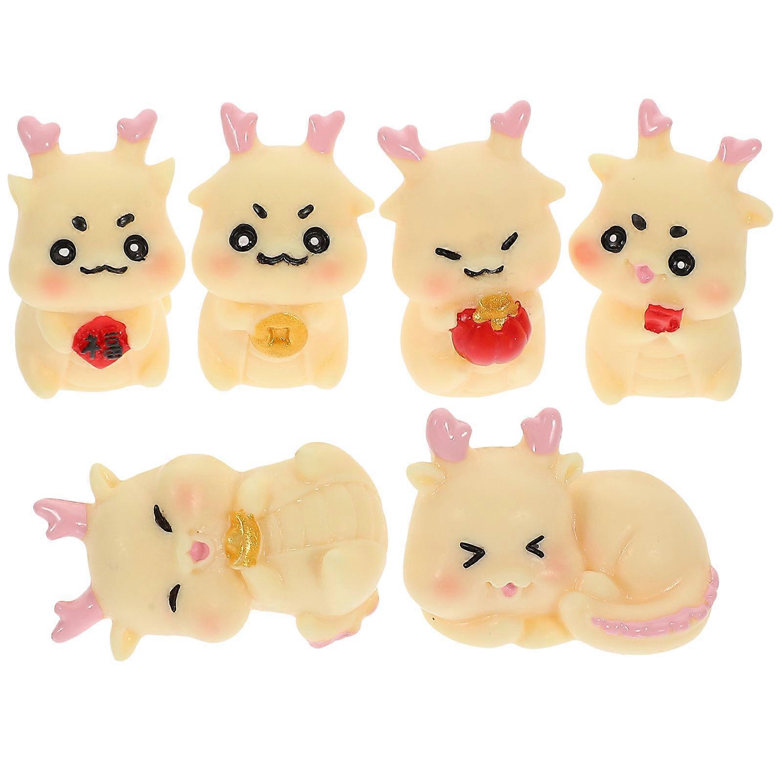 Creative Dragon Figurines Resin Statues for Decor 30Pcs Box