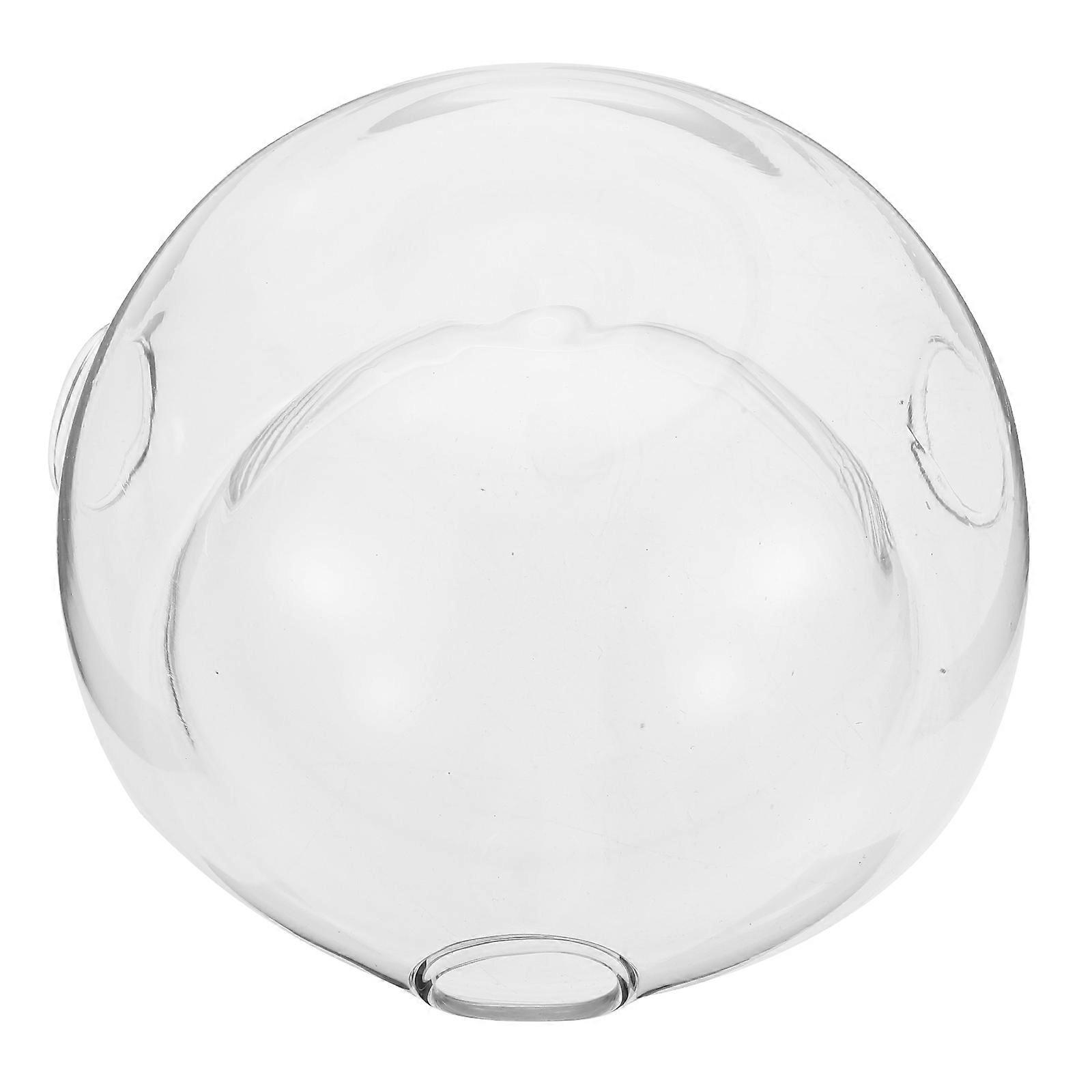 Salad Bowl Transparent Glass for 3Pcs Dry Ice Creative Tableware