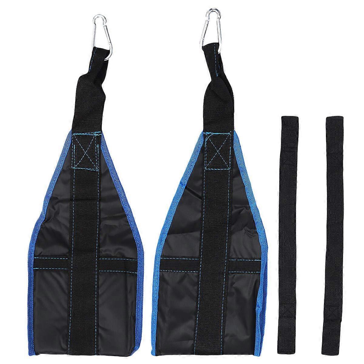 Abdominal Muscle Trainer for Workout 2Pairs Blue Black