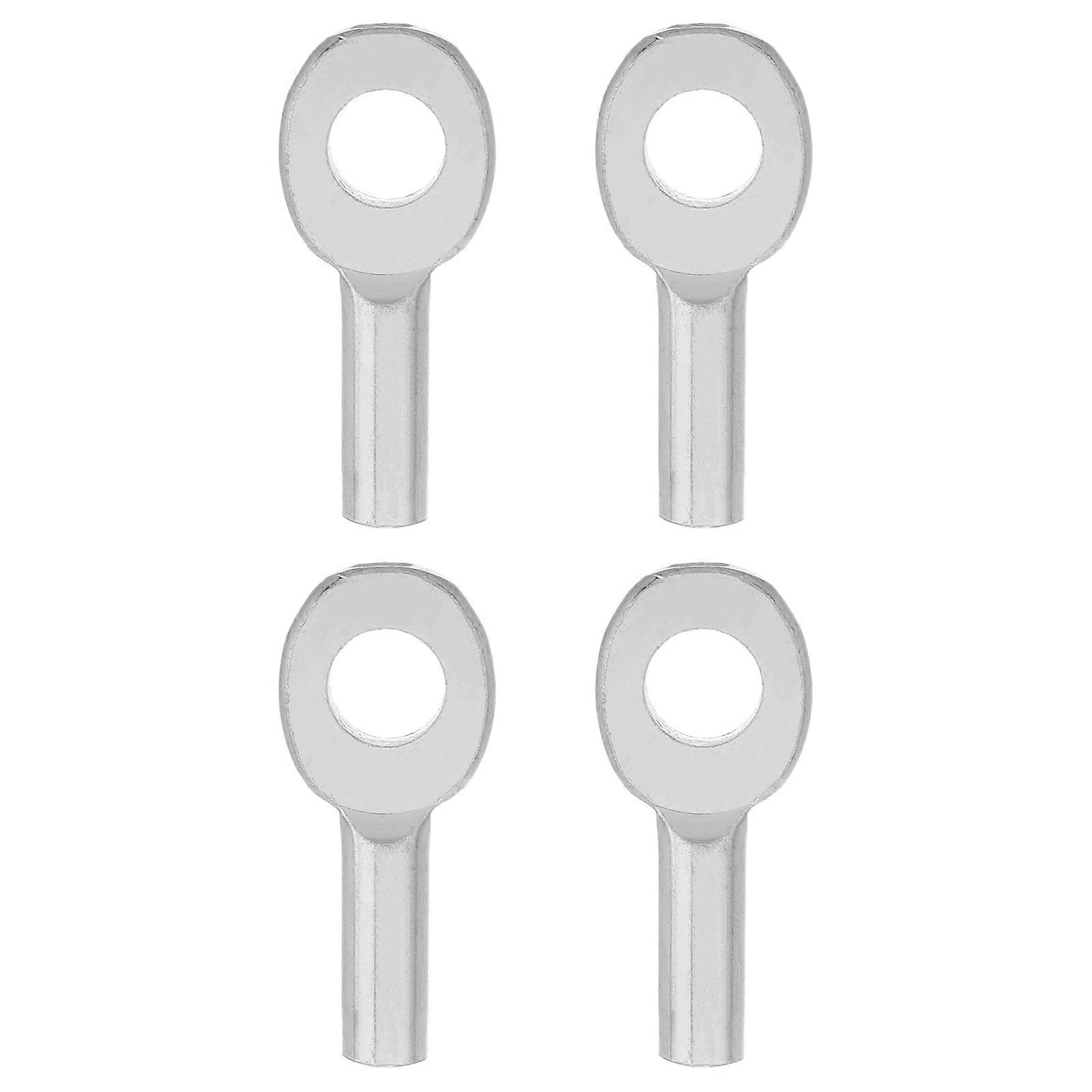Fitness Equipment Wire Rope Eyelets Replacement Connector Joints for 4Pcs