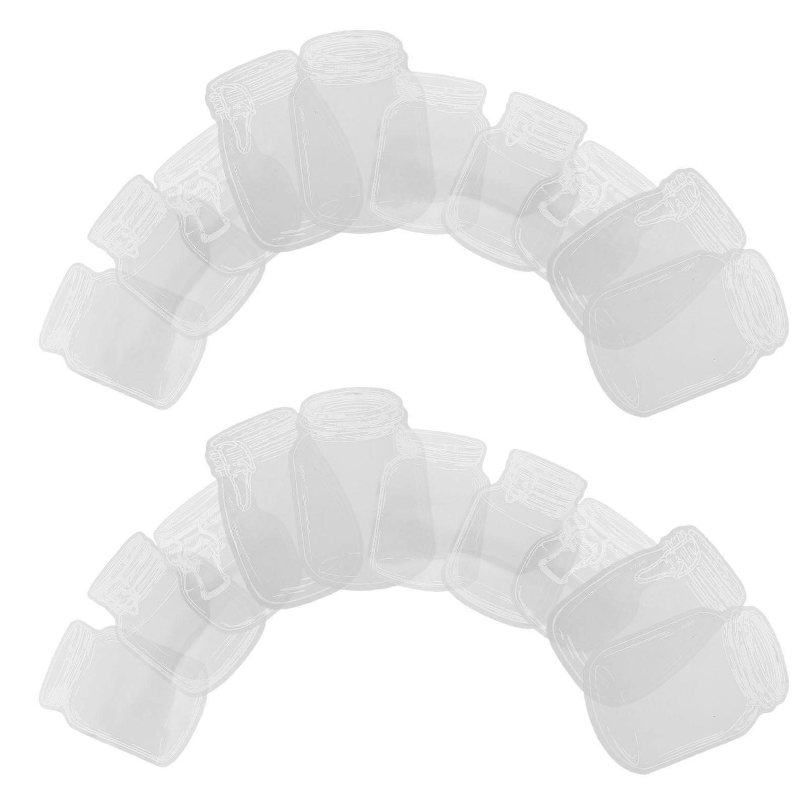 Transparent Dried Flower Bookmarks DIY Bookmark Kit for Reading 3Pcs