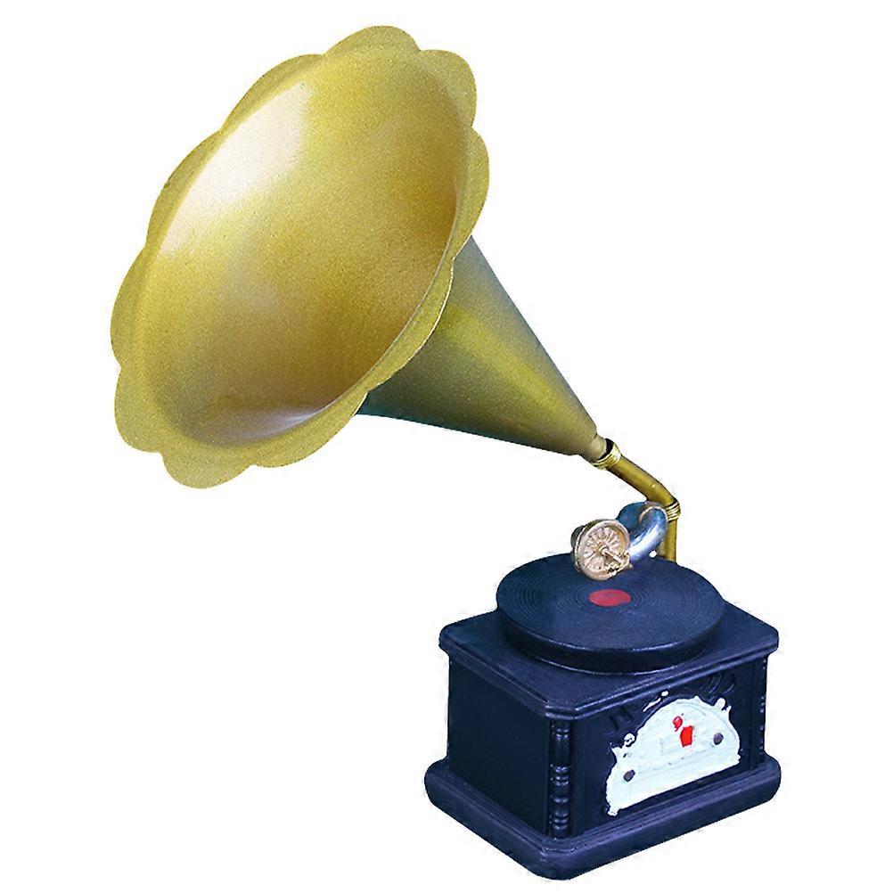 Phonograph Model Retro Decorative Phonograph for Home Decor 1Pcs