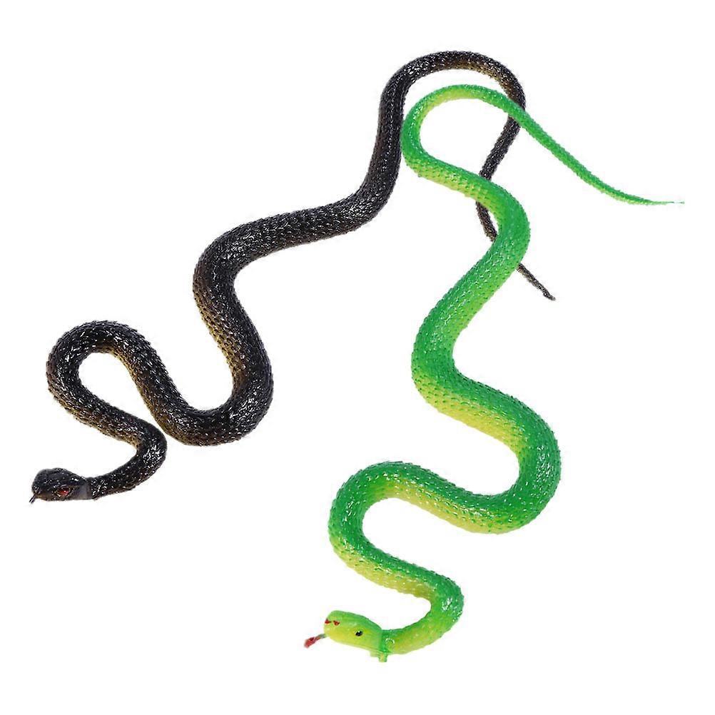 Simulation Snake Decoration Realistic Snake Toy for Playing 8Pcs