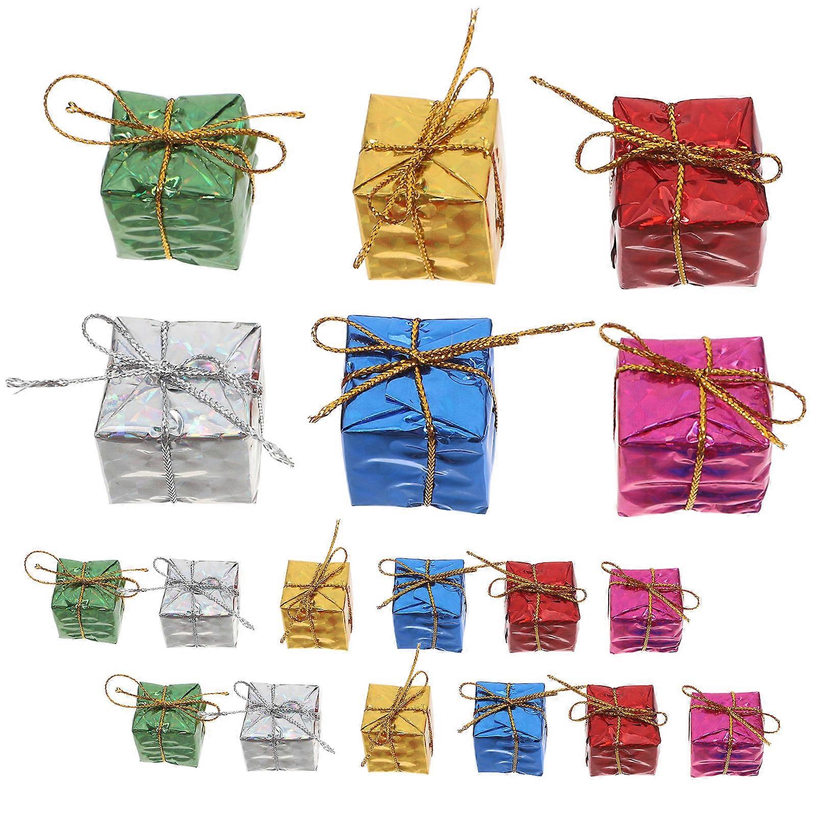 Christmas Tree Gift Box Small Gift Boxes for 3Pcs A Set