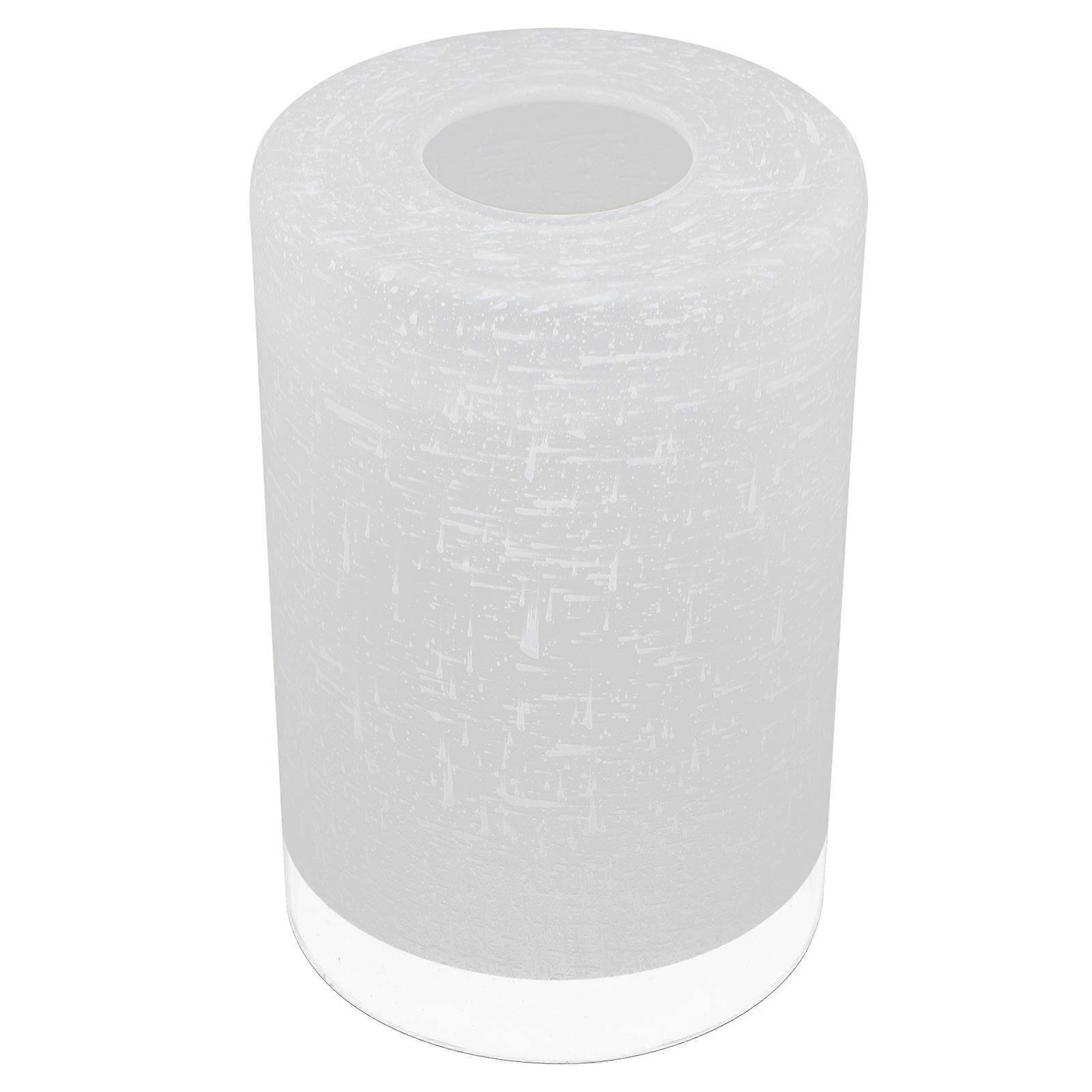 Cylinder Glass Lampshade Lamp Cover Replacement for Home Use 3Pcs White