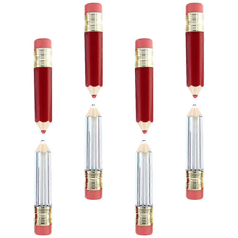 16Pcs Lip Gloss Tubes for Refilling Plastic Pencil Shape Containers