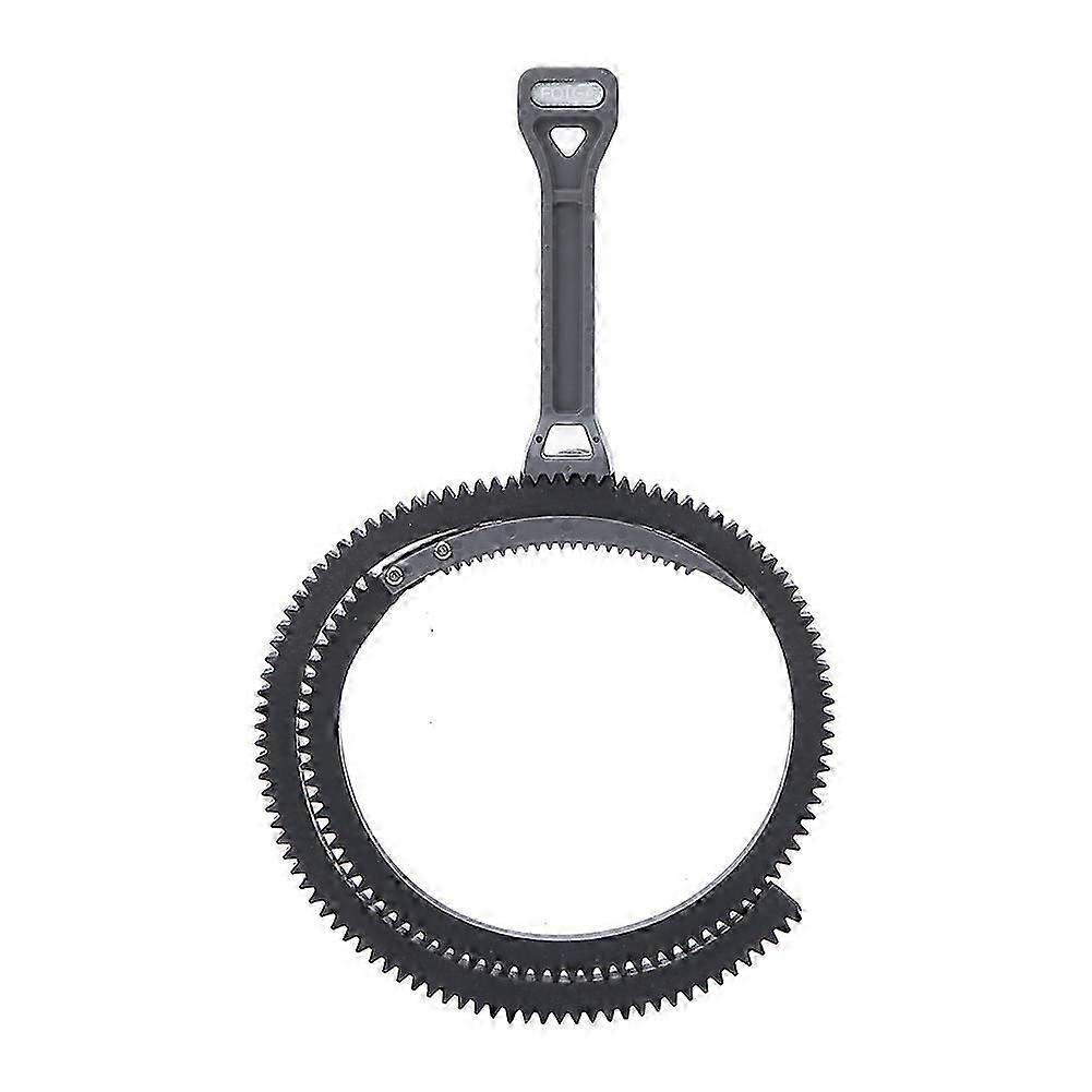 Plastic Durable Adjustable Zoom Follow Focus Focusing Handle Lever with Gear Ring for DSLR CameraGray