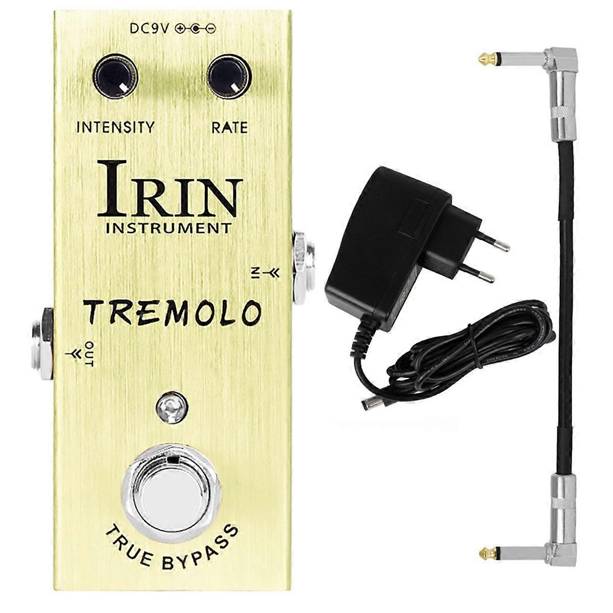 an-07 Tremolo Guitar Effect Pedal Classic Photoelectric Tube Circuitry True Bypass Includes Adapter
