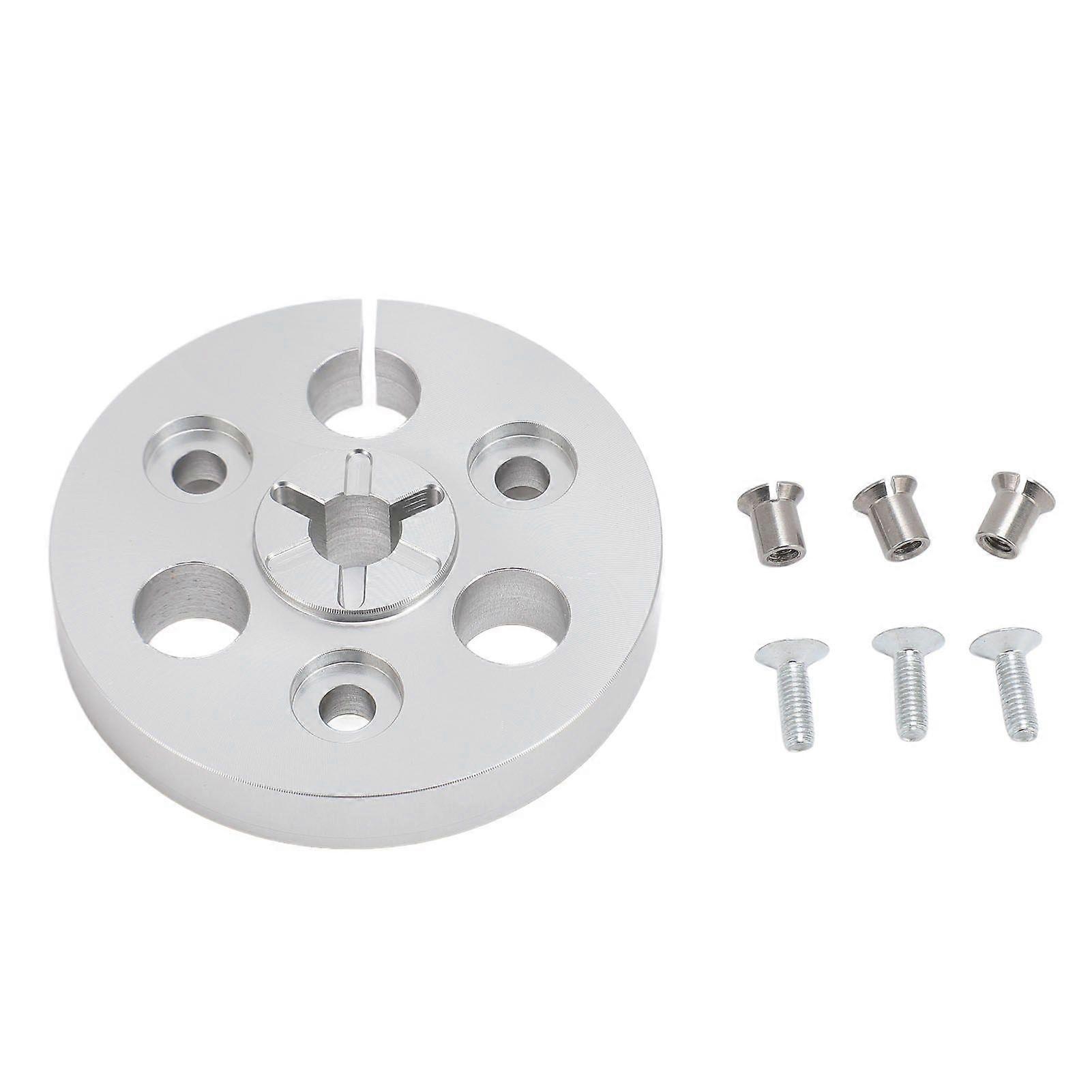 1/4 7 Inch Empty Tape Reel Professional Nab Hub Aluminum Alloy Takeup Reel for Recorders with Assembly Screws