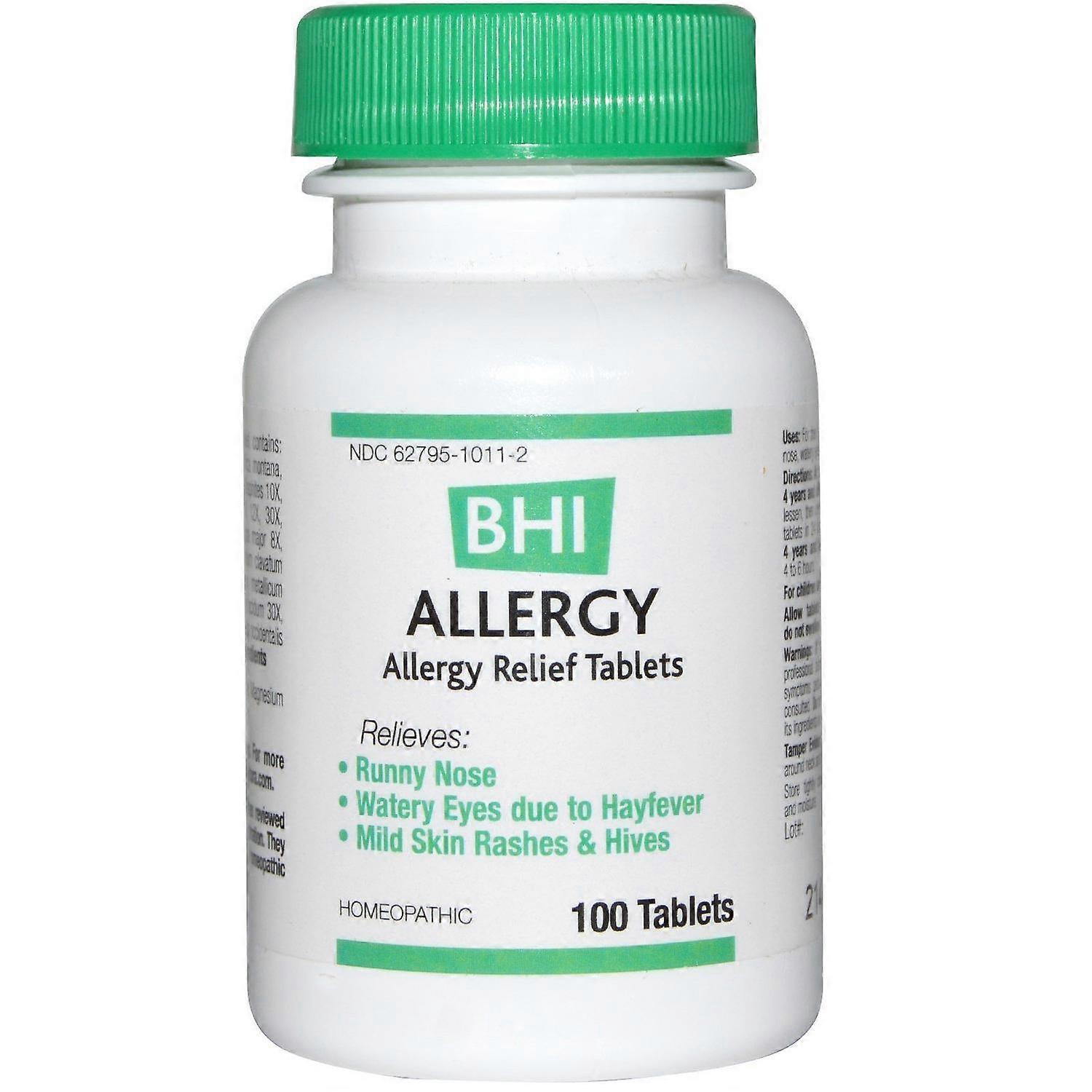 MediNatura, BHI, Allergie, 100 Comprimés
