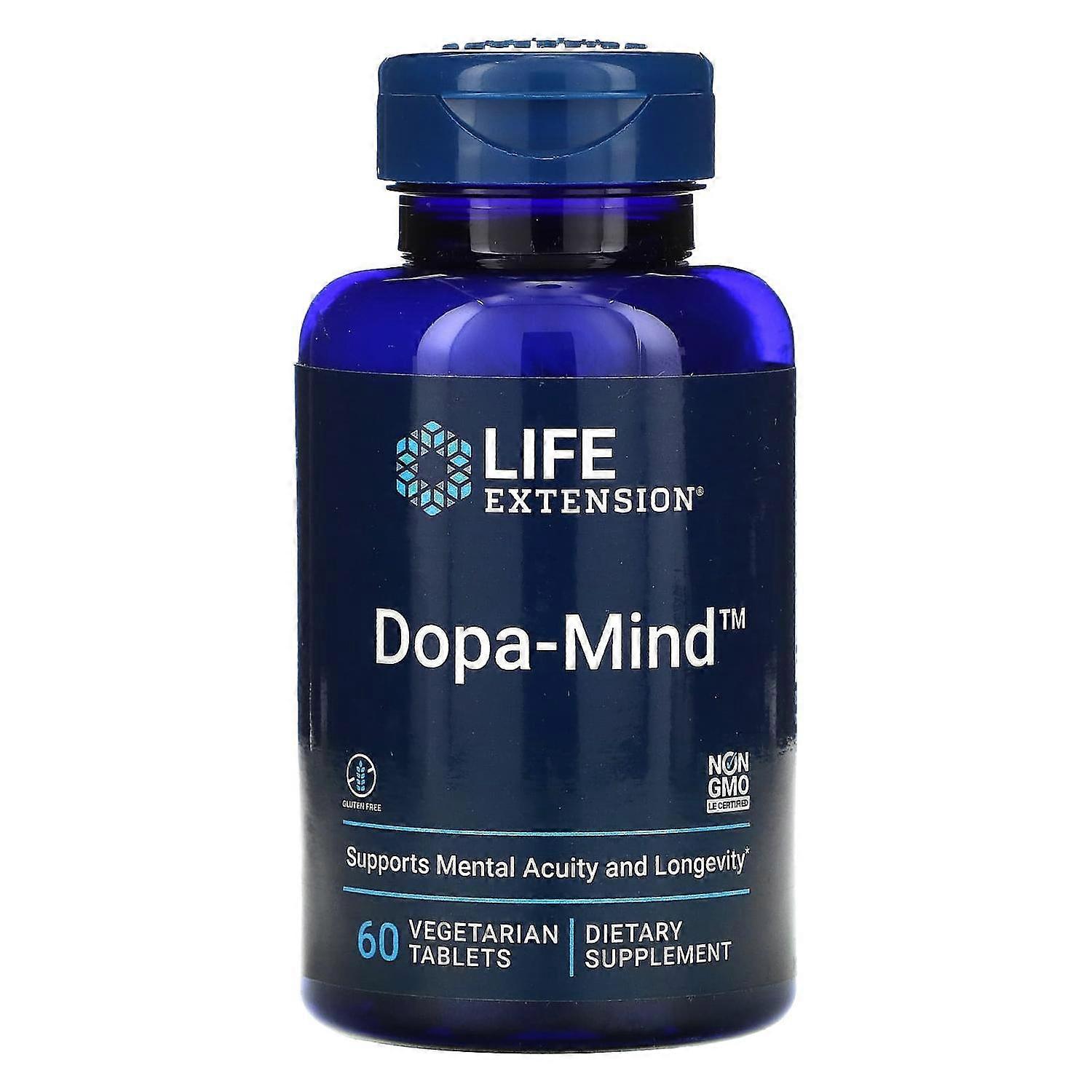 Life Extension, Dopa-Mind, 60 Vegetarian Tablets
