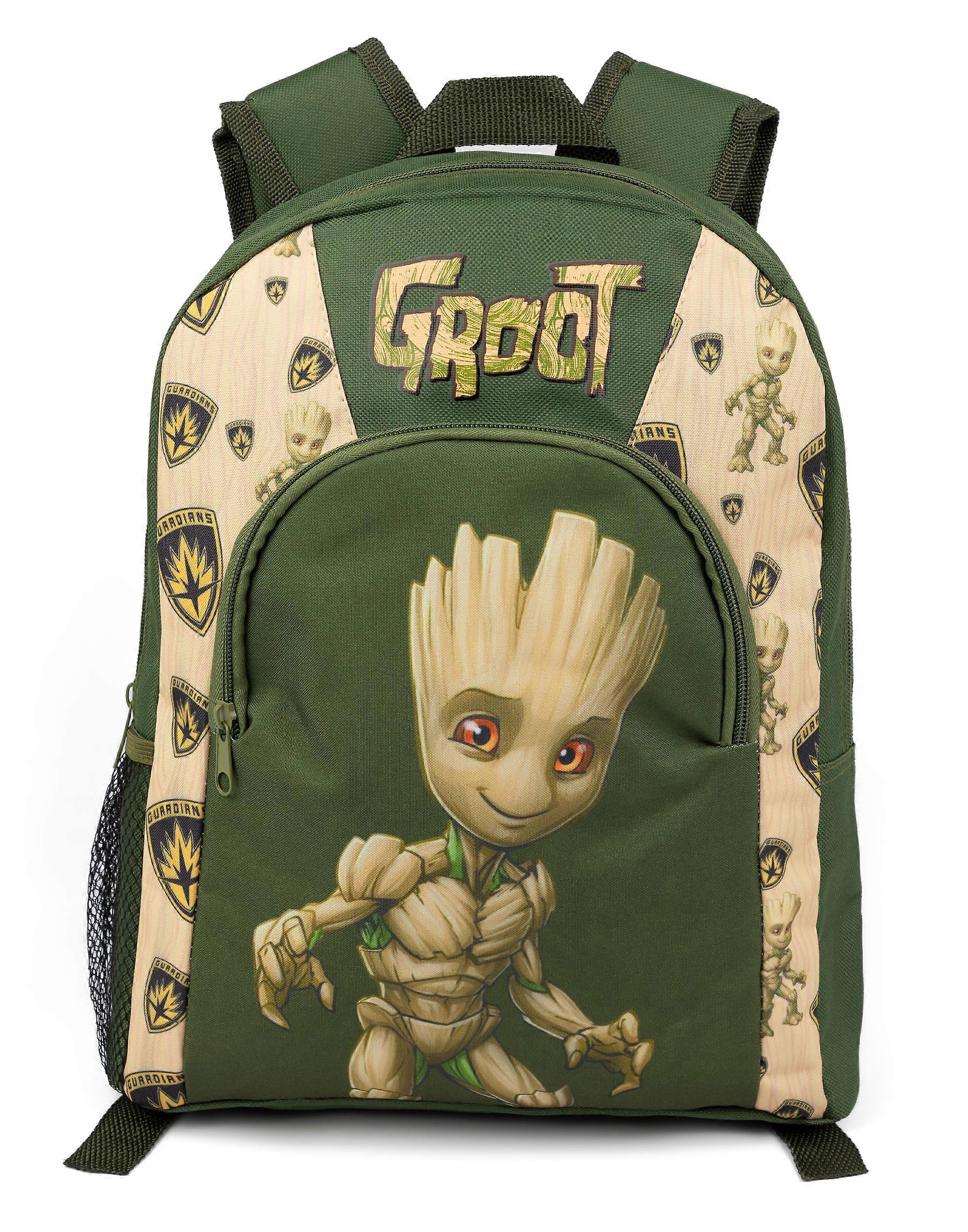 Marvel Unisex Plecak dziecięcy Green Groot Guardian of The Galaxy - One Size