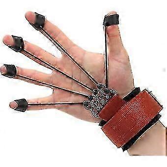 Finger Extensor Exerciser Hand Yoga Resistance Band Strength Trainer good