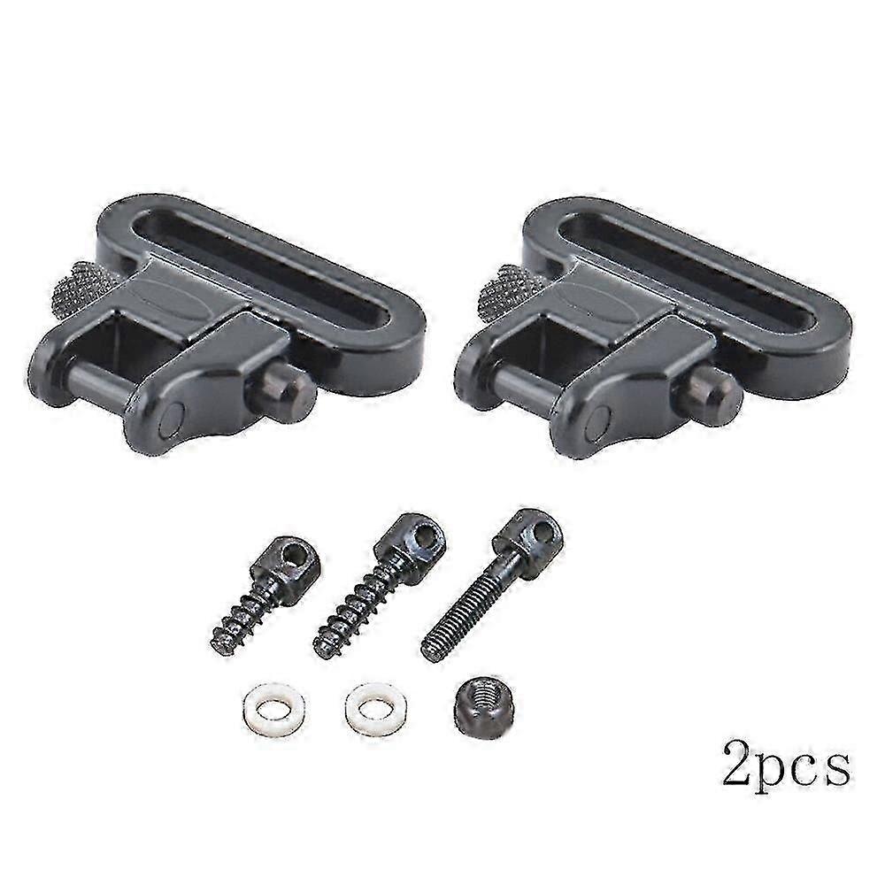 2x 300lb. Pull Strap Loop Strap Buckle Sling Mounting Kit Sling Swivels Stud Screw Set