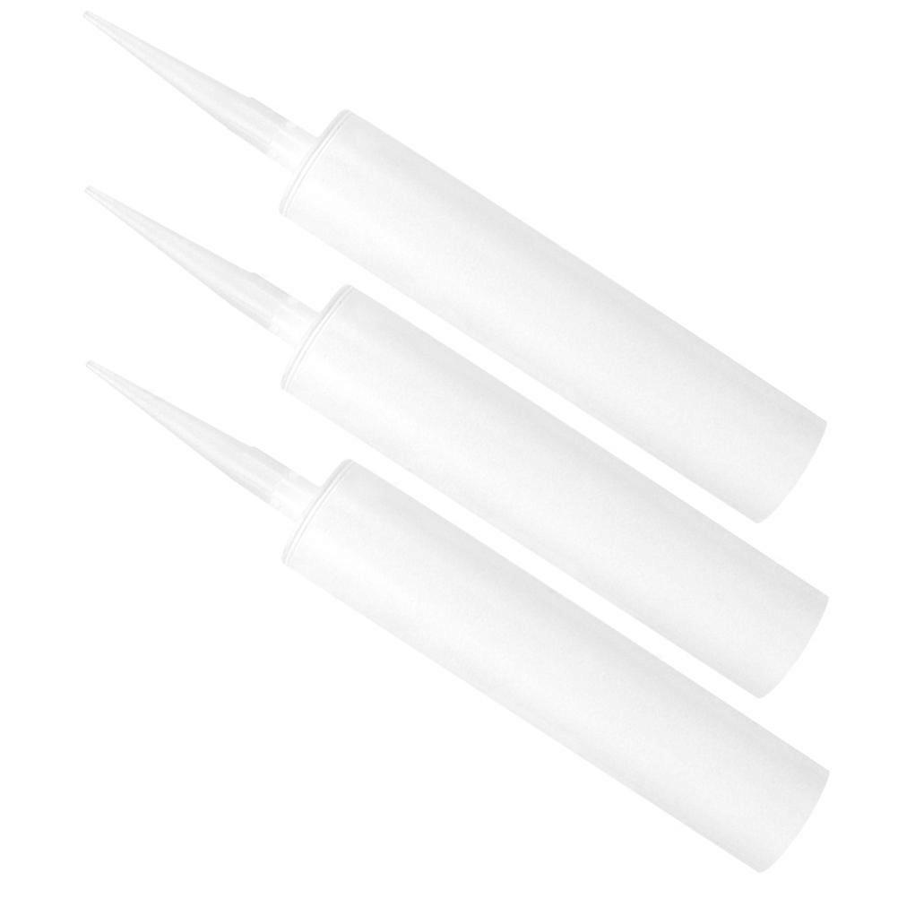 Reusable Caulk Sealant Tubes Empty Tubes for Caulking 15Pcs White