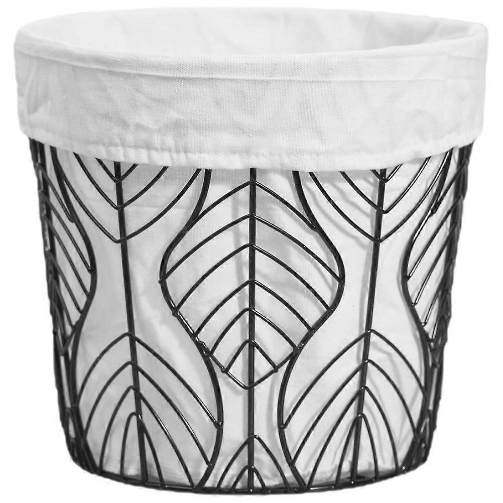 Storage Basket Iron Storage Basket for Organizing Countertop Sundries