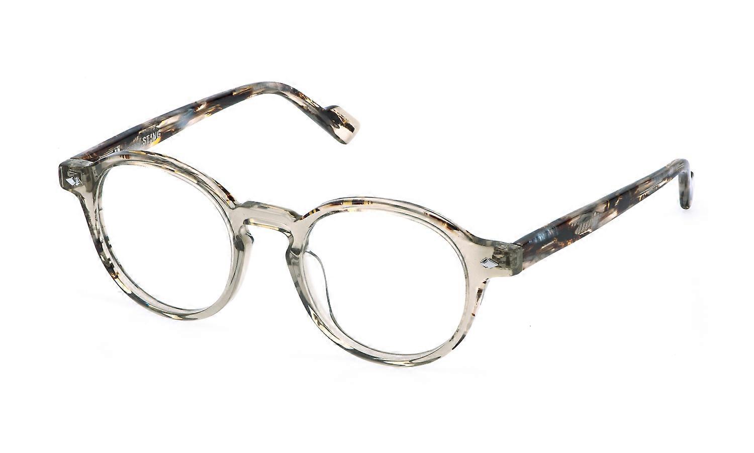Eyewear Frames Sting VST572V 07HM BEIGE Transparent LUCIDO 48/20/145 MAN
