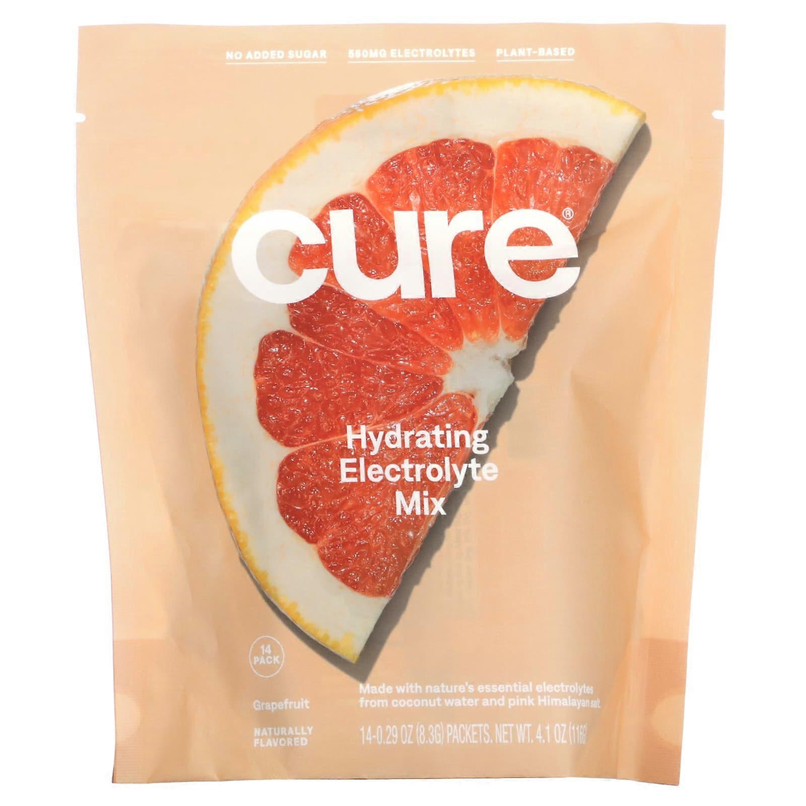 Hydrating Electrolyte Mix, Grapefruit, 14 Packets, 0.29 oz (8.3 g) Each