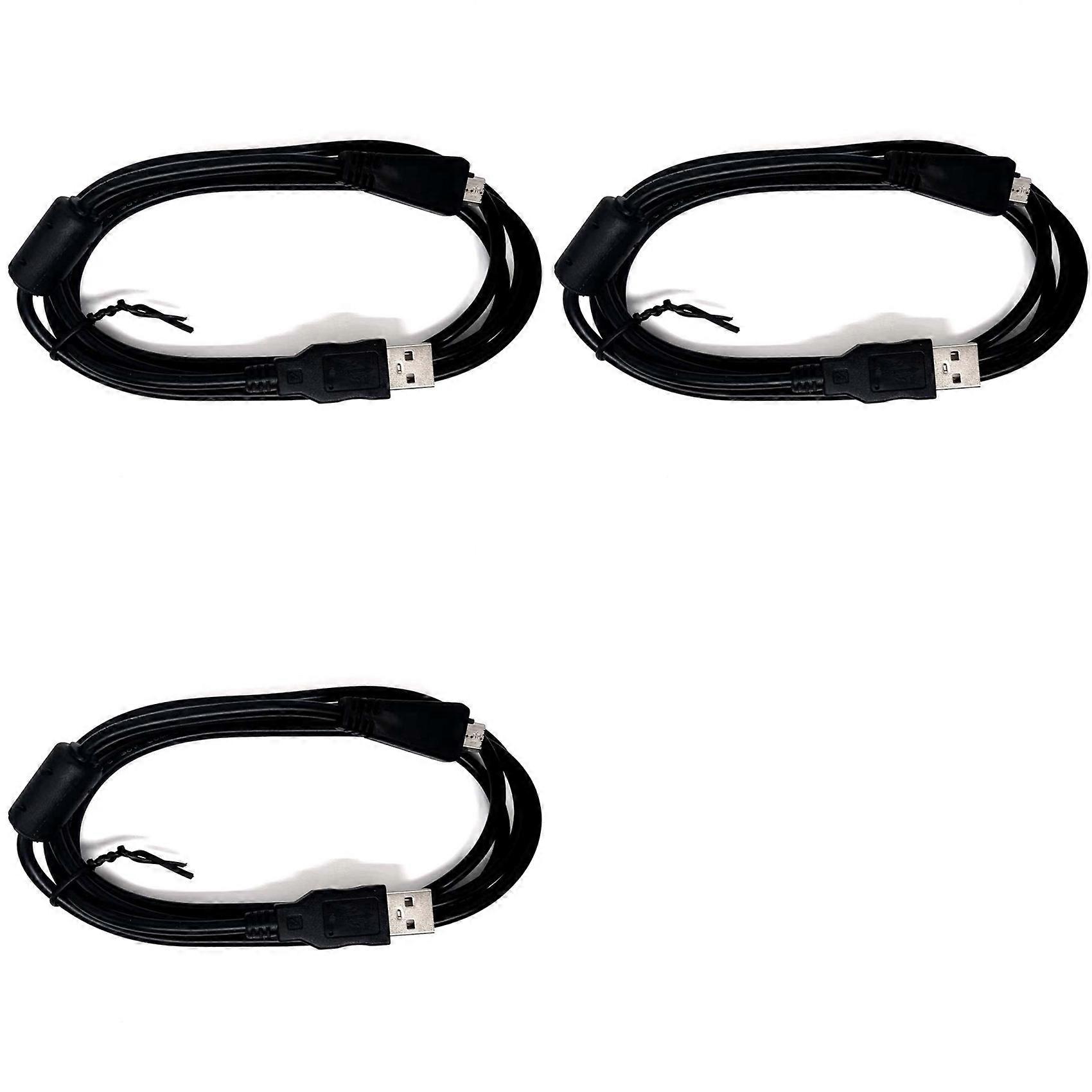 3x USB-datakabel for Sony Cyber-Shot VMC-MD3 DSC-W350, DSC-W350D, DSC-W360 DSC-W380 DSC-W390 DSC-W570 DSC-W570D DSC-W580