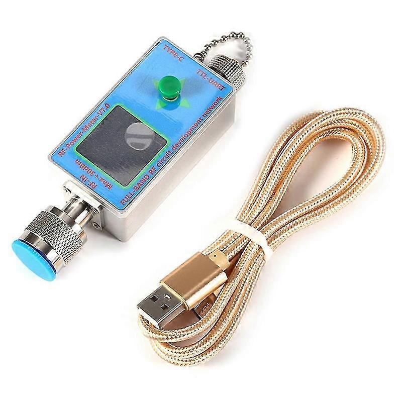 V7.0 RF Power Meter 10GHz Power Detector 30dBm Max Input N-Type Connector USB-C Port