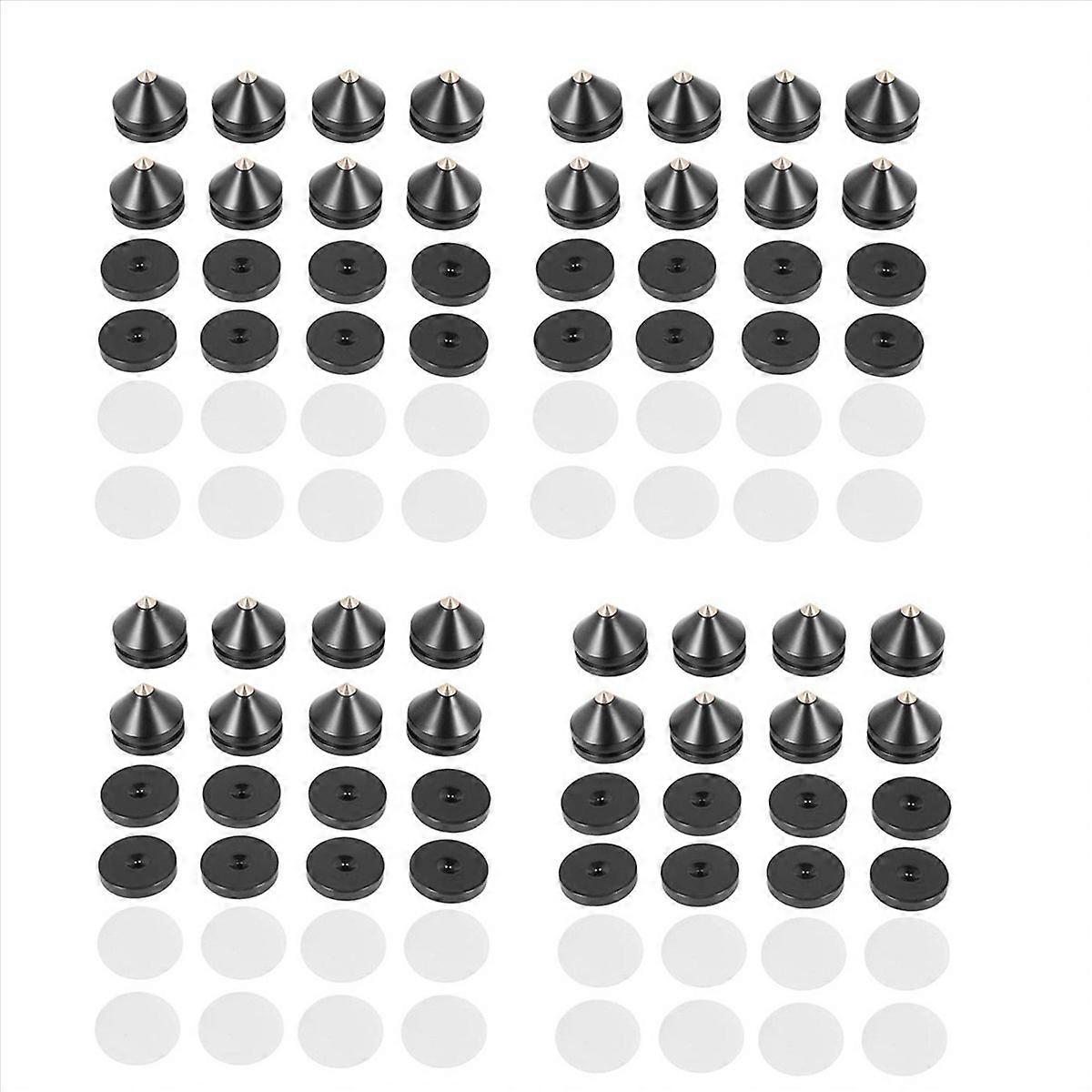 8Sets Lautsprecher Stand Füße Fuß Pad Metall Kegel Boden Fuß Nagel M23X20