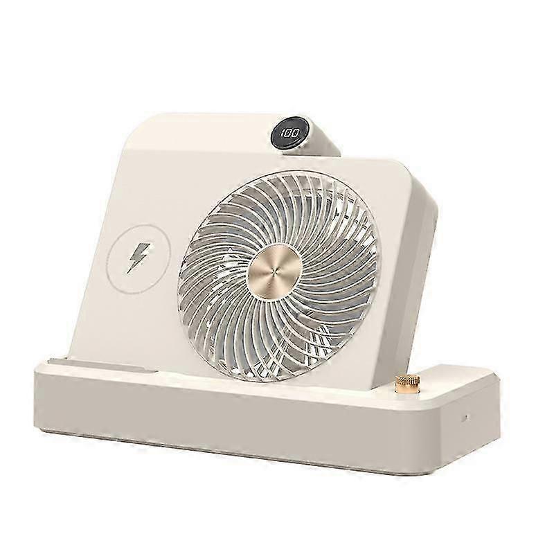 100 Speed,LED Digital Display, Angled Base,Camping Cooling Device for Women Men