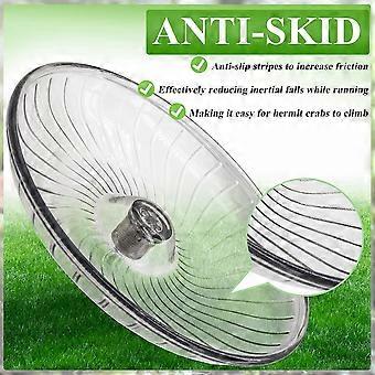 Hermit Crab Exercise Wheel - Silent Running Wheel for Crab Tank Accessories - Small Animal Wheel for Gerbils Hedgehogs