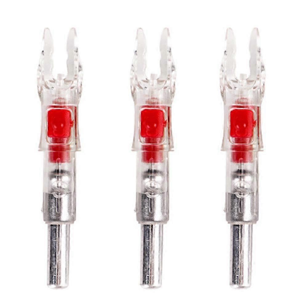 3PCS Archery Inserted Arrow The Luminous Nocks Hunting DIY Archery Arrow Internal Nocks For ID 62 Mm Arrow Shaft DIY Arrows