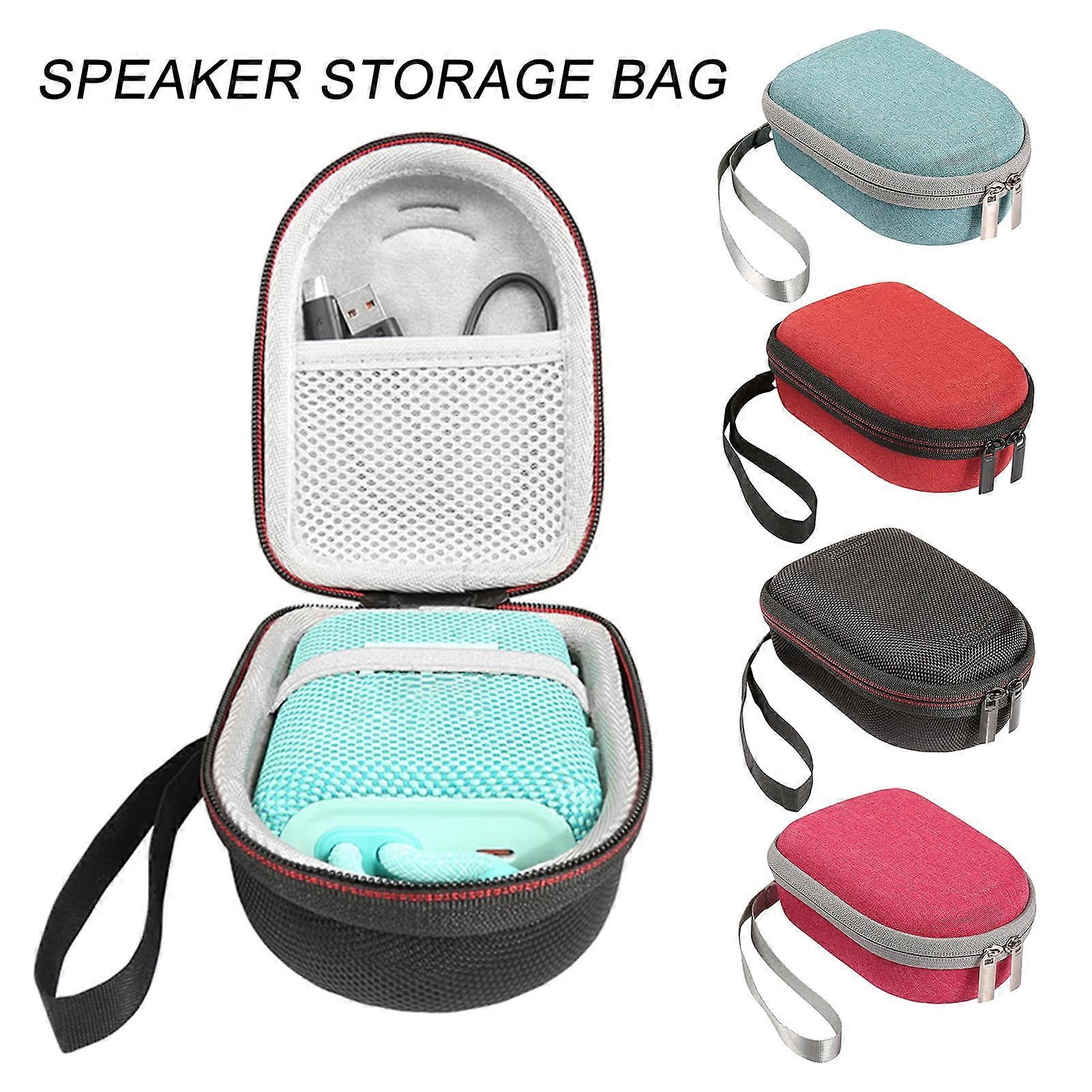 SUSUchens Portable Wireless Bluetooth-compatible Speaker Protective Cover Carrying Bag for compatible with JBL GO 3 Pink