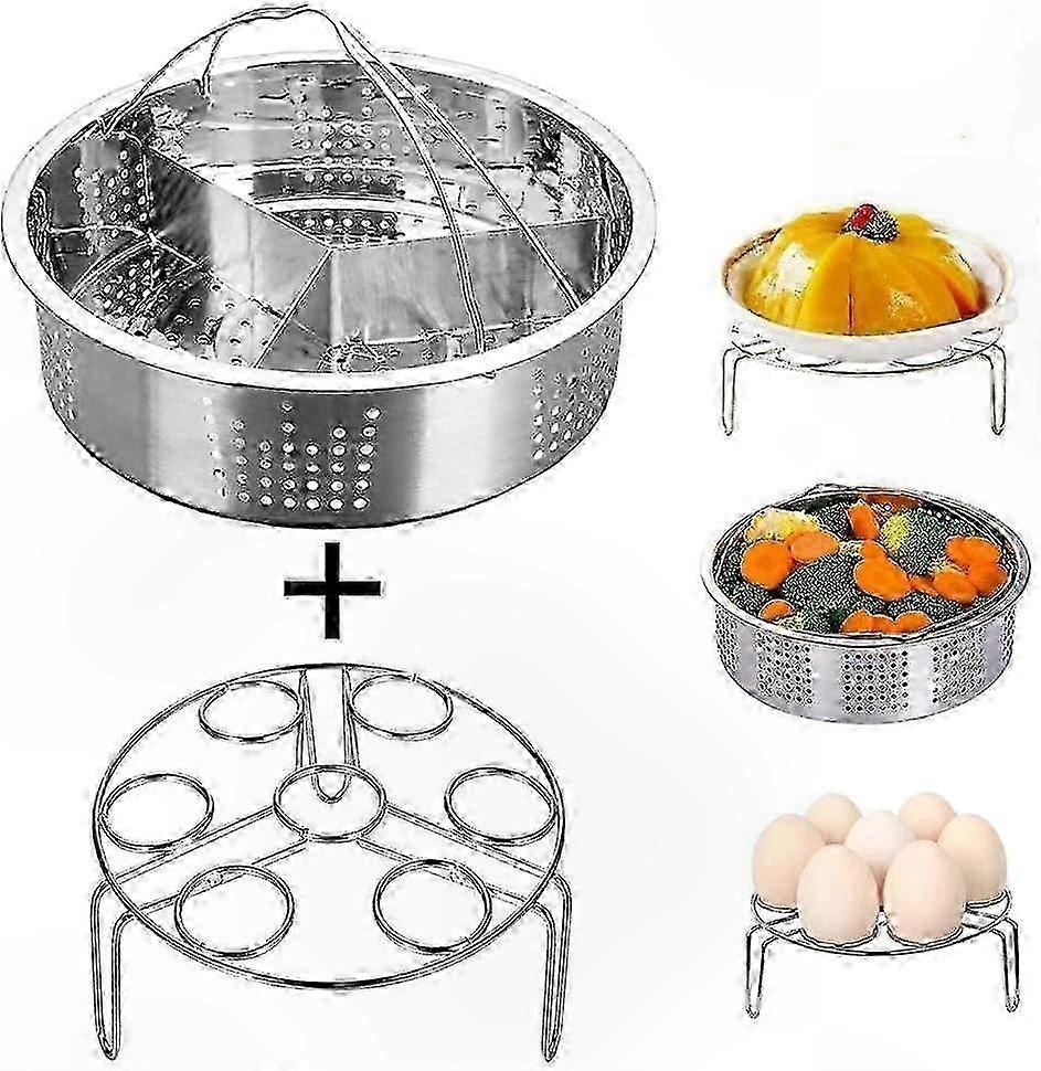 Multi-functional Steamer Accessory for Pressure Cookers