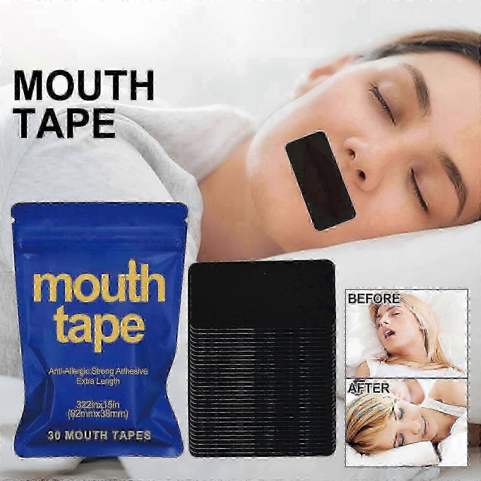 2025 Mouth Tape for Sleeping, Anti-Snoring Strips for Improved Nose Breathing and Snore Reduction, Deep Sleep Training Tape
