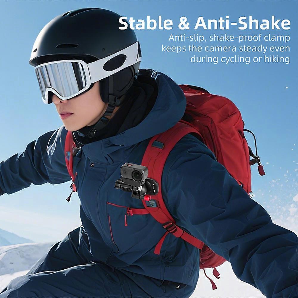 Action Camera Magnetic Backpack Clip Camera Holder for DJI/Insta360/GoPro Series