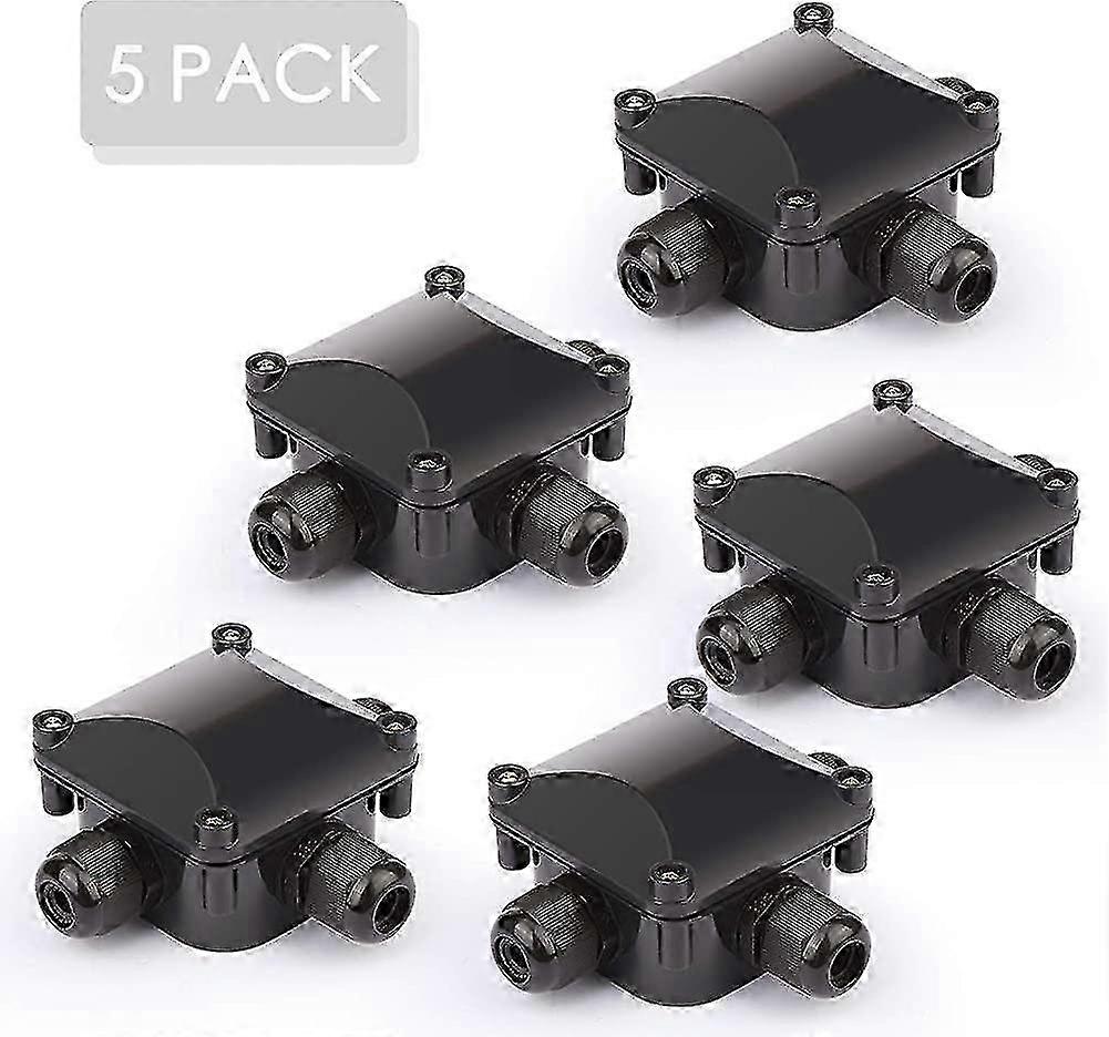 5 Waterproof Ip68 Junction Boxes Outdoor Waterproof Distribution Box, Cable