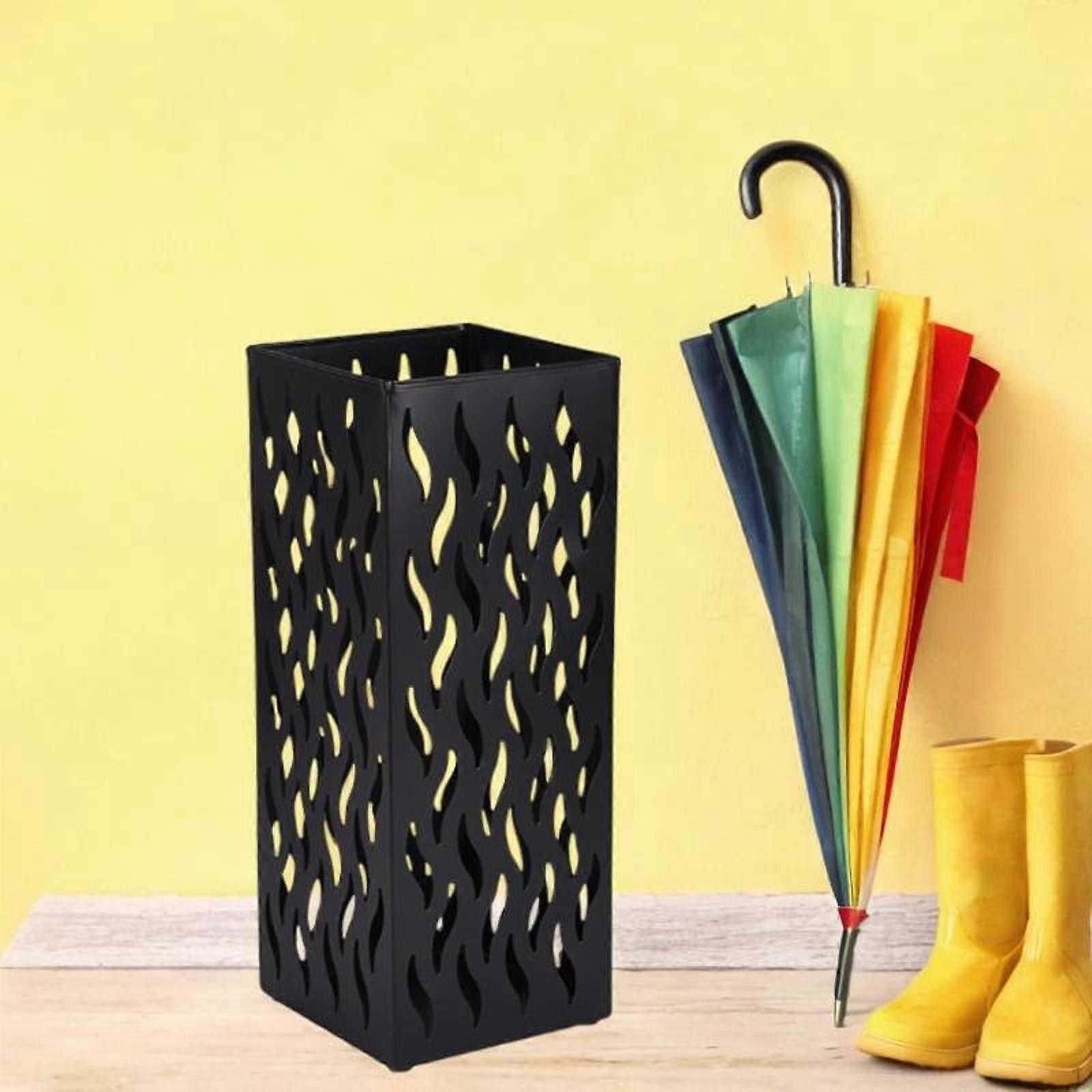 Entryway Umbrella Holder Dried Flowers Bucket Multi-use Freestanding Organizer Storage